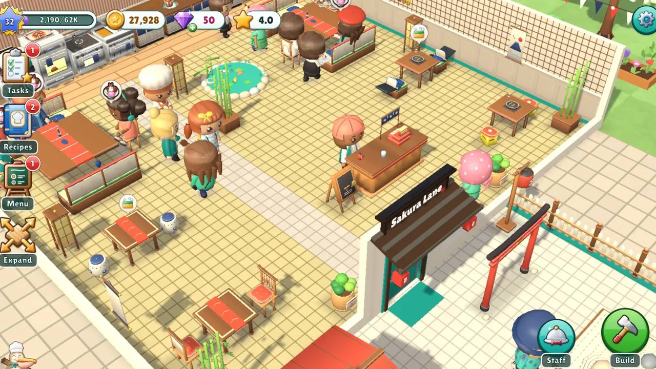 Sakura Lane, a Japanese-style restaurant